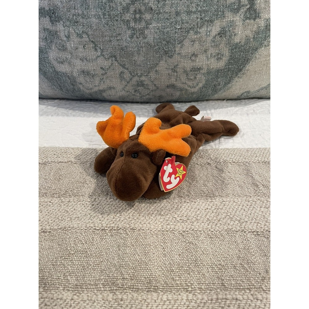 TY‎ Beanie Babies "Chocolate" The Moose 1993